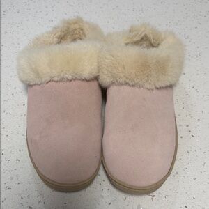 My Pillow Cozy Pink Fur-Lined Women's Slippers
